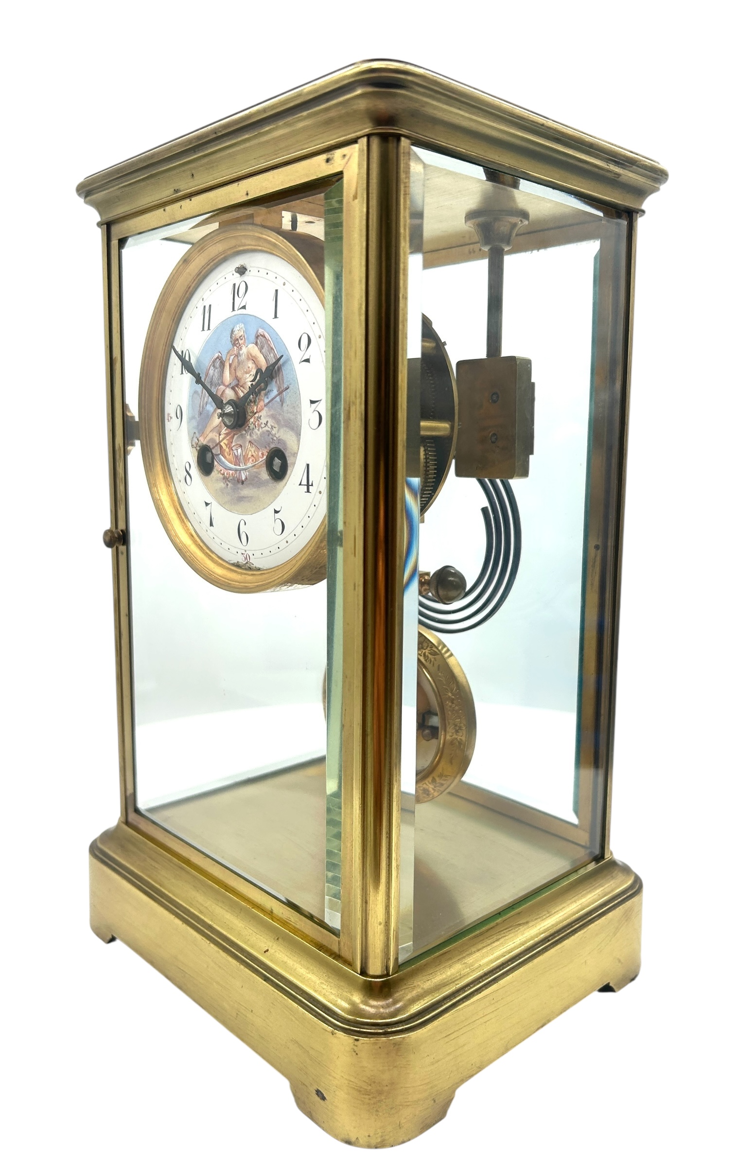French 4 Glass Clock