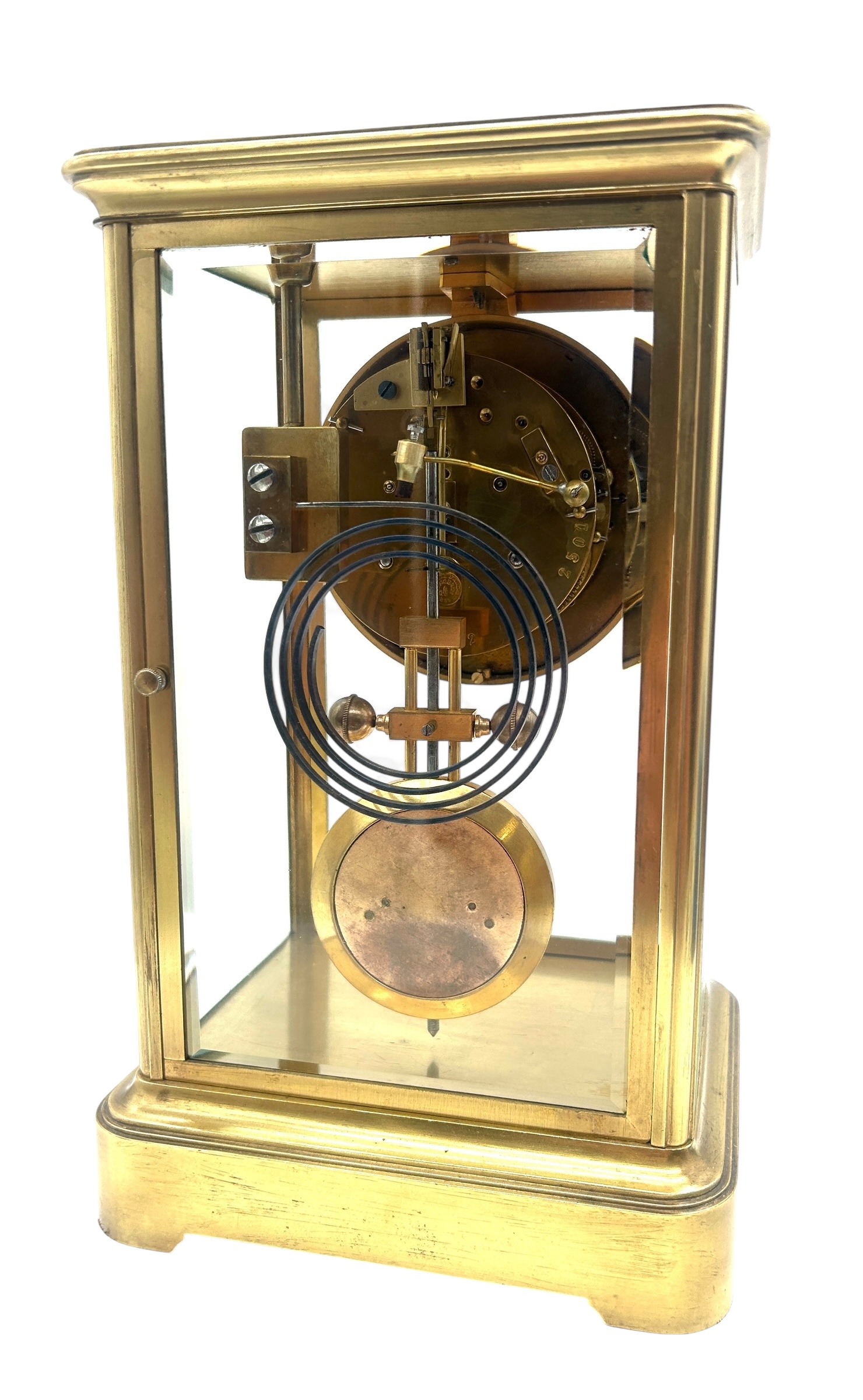 French 4 Glass Clock