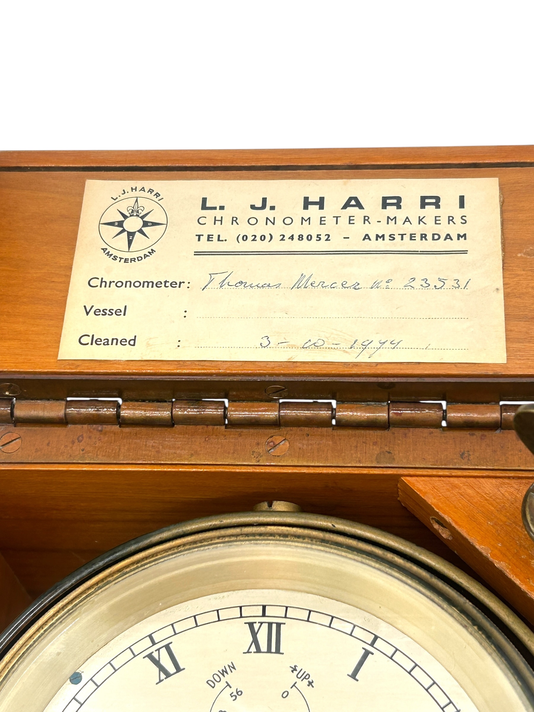 The Thomas Mercer Chronometer No. 23531