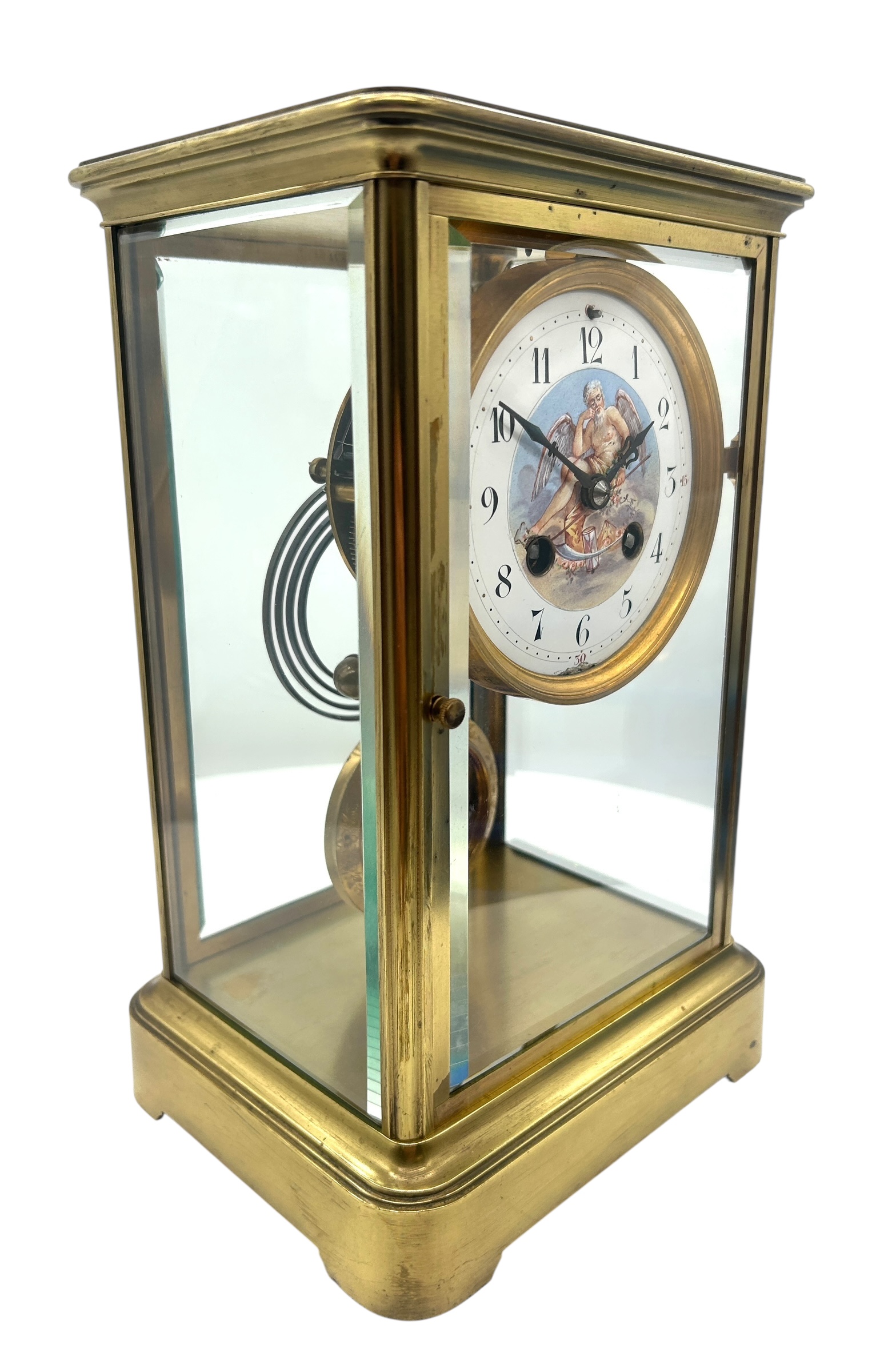 French 4 Glass Clock