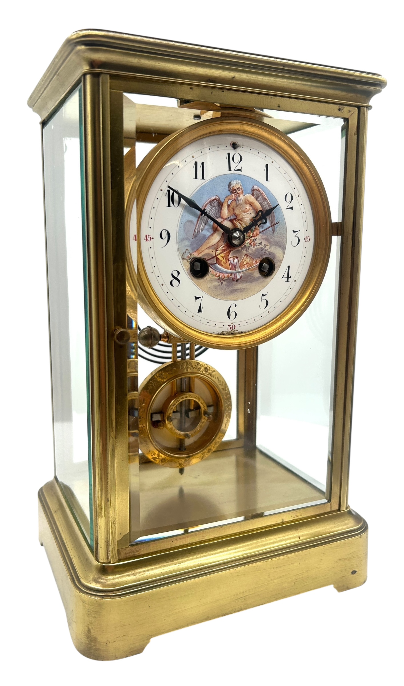 French 4 Glass Clock