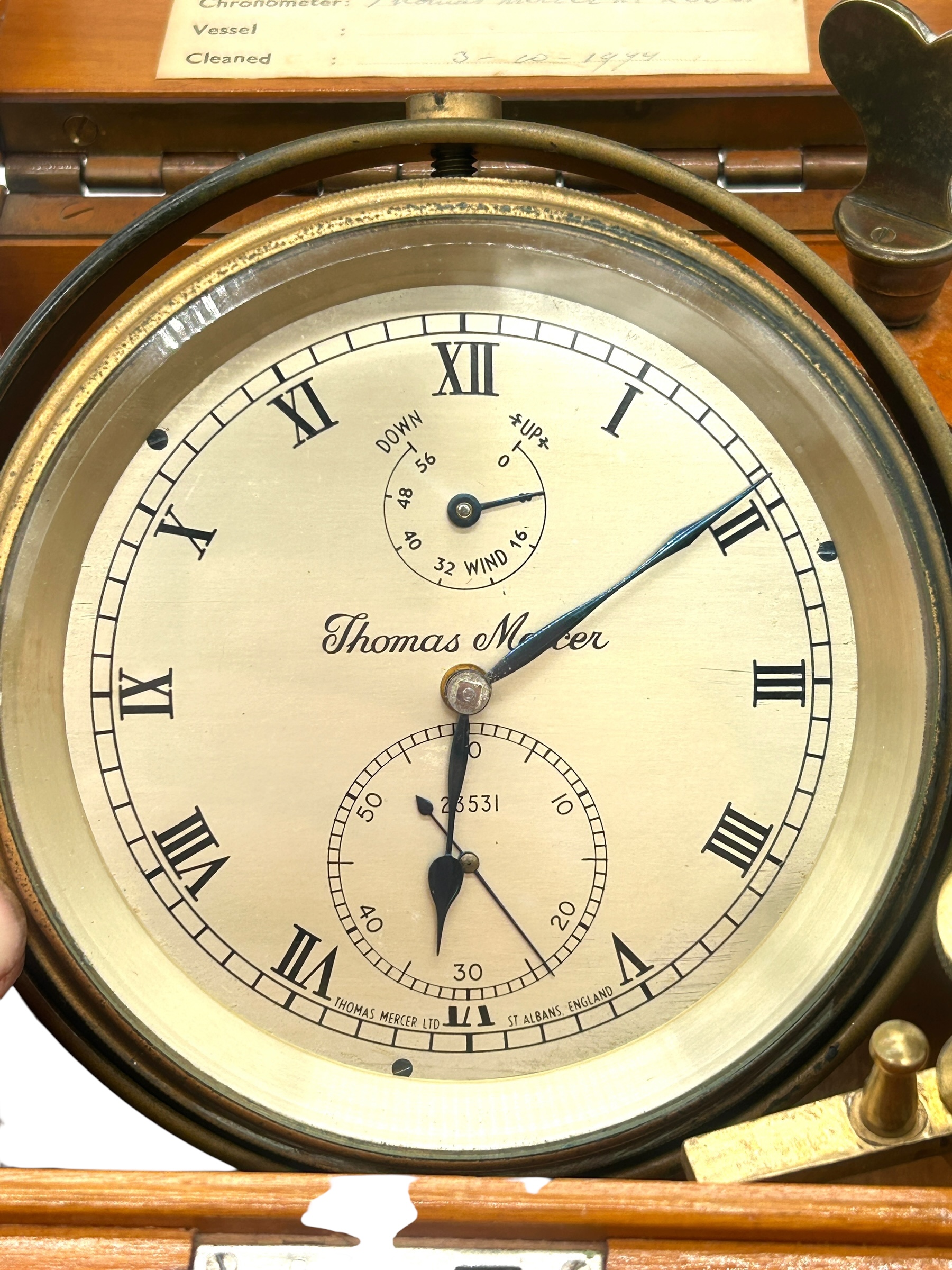 The Thomas Mercer Chronometer No. 23531