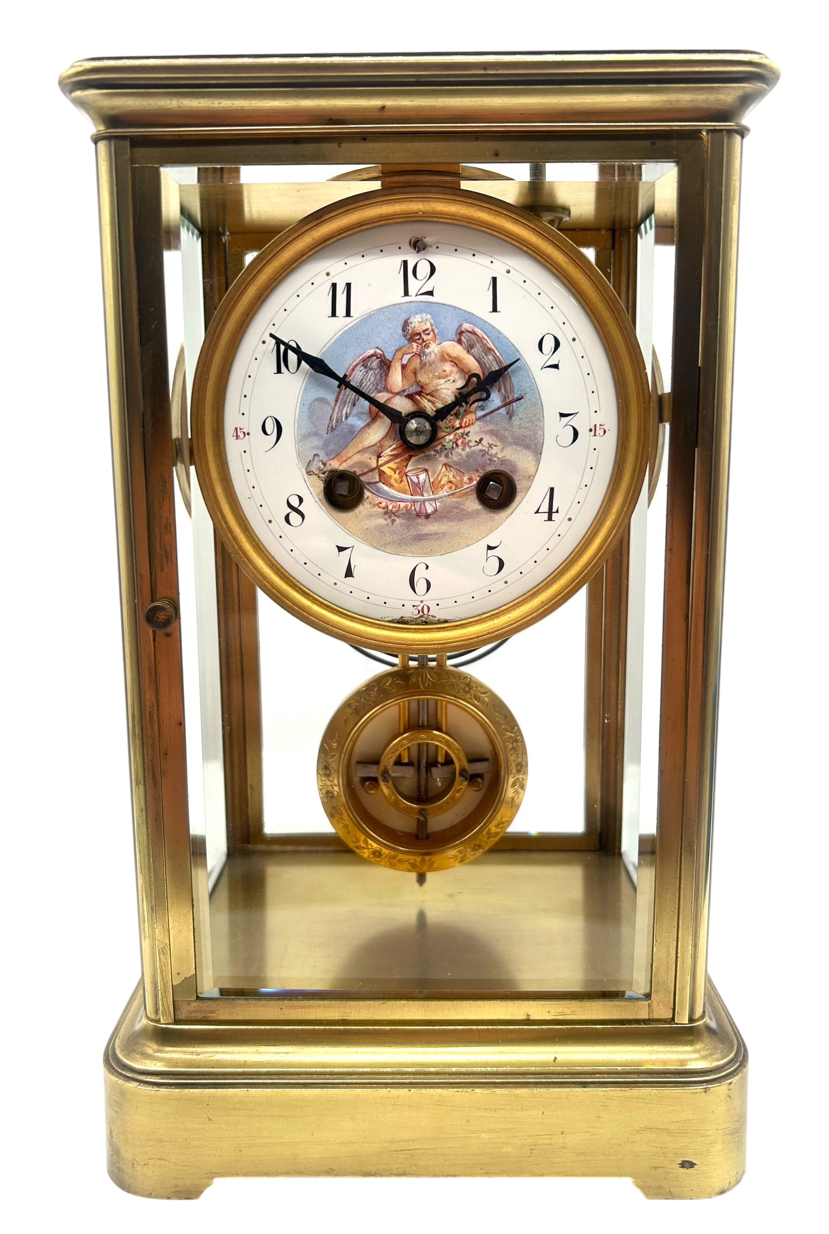 French 4 Glass Clock