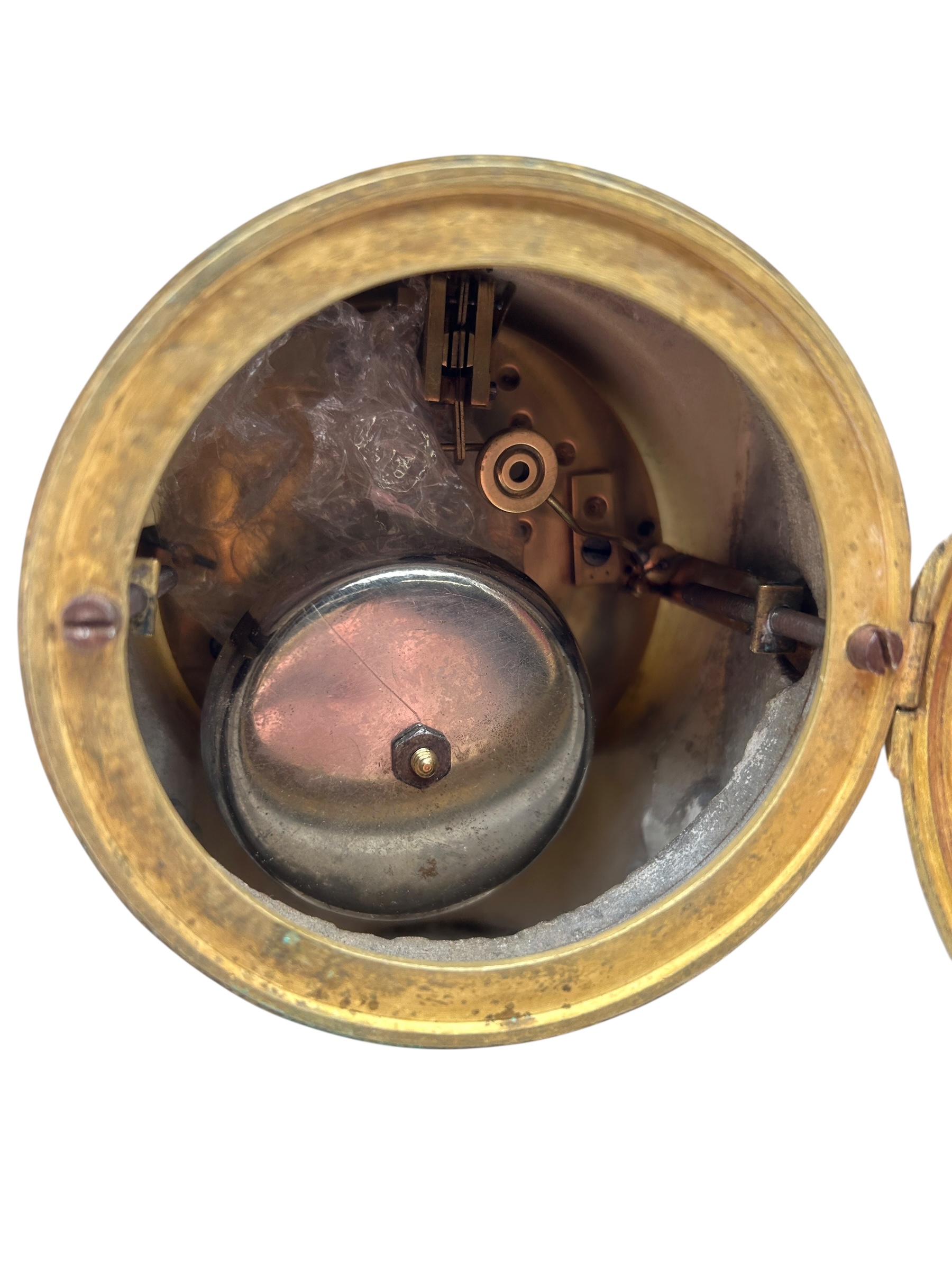 French Marble & Ormolu Clock