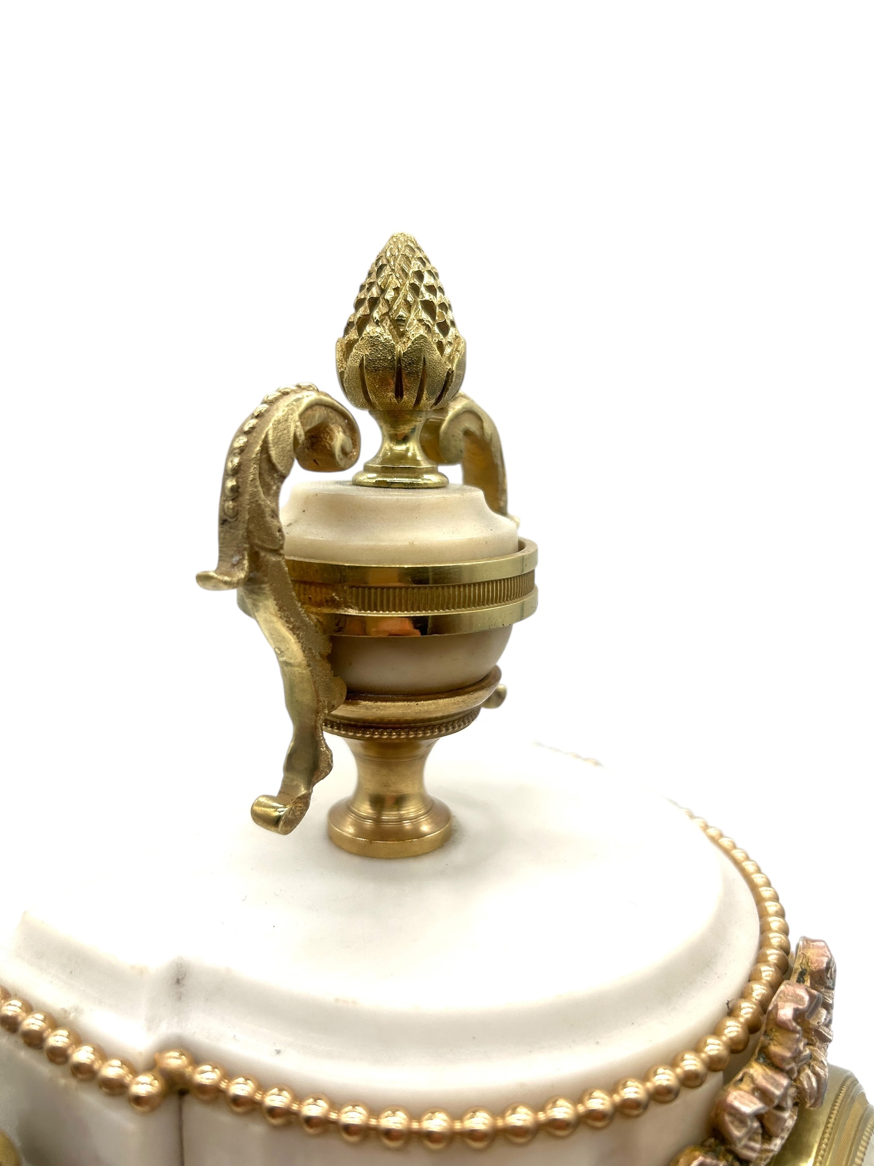French Marble & Ormolu Clock
