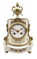French Marble & Ormolu Clock