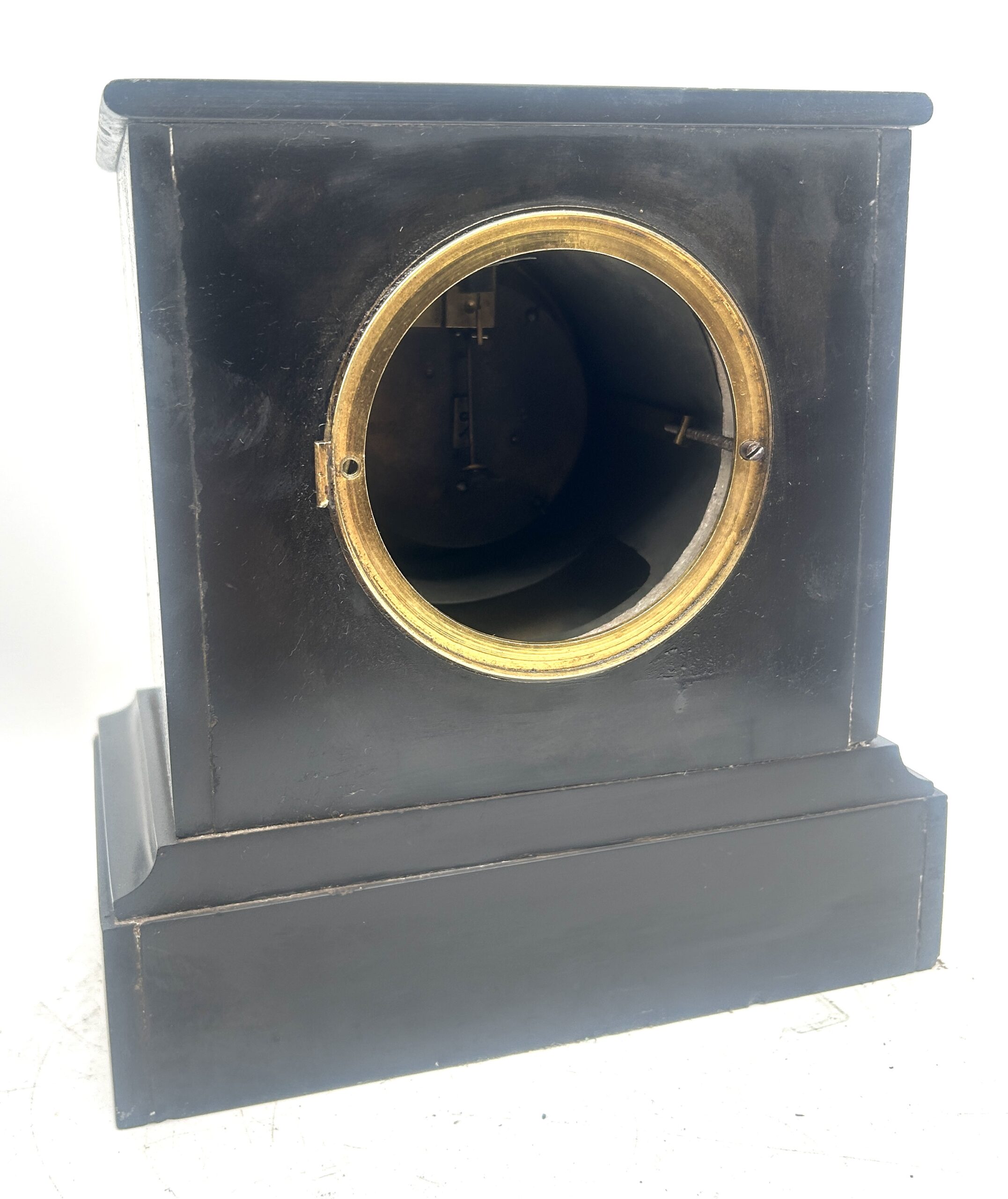 slate & marble Mantel Clock