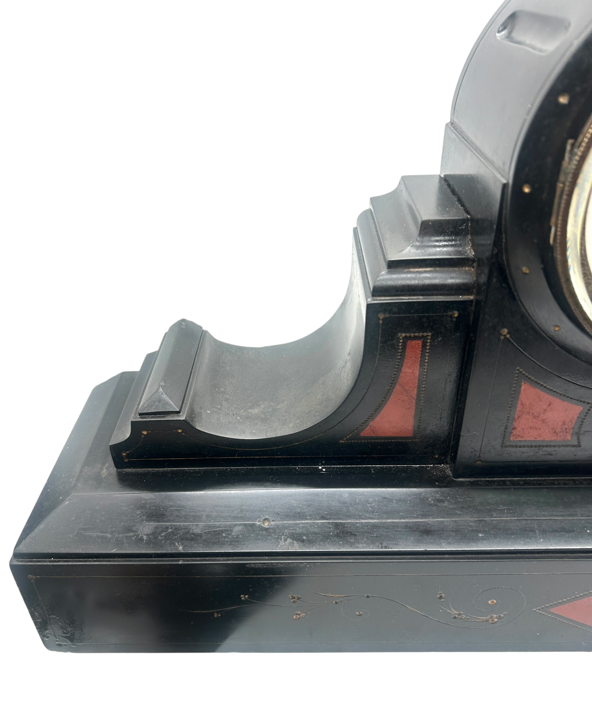 Striking Marble Mantel Clock