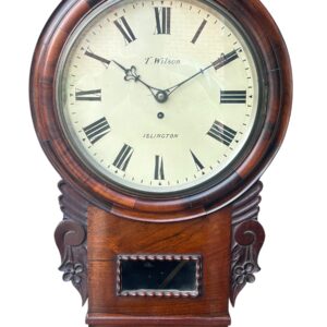 Single Fusee Drop Dial Clock