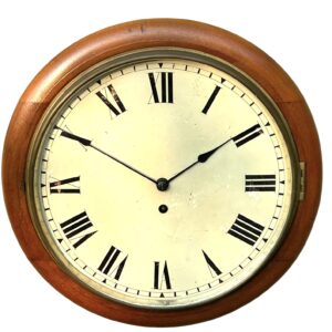English Fusee Dial Wall Clock