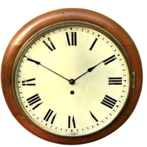 English Fusee Dial Wall Clock