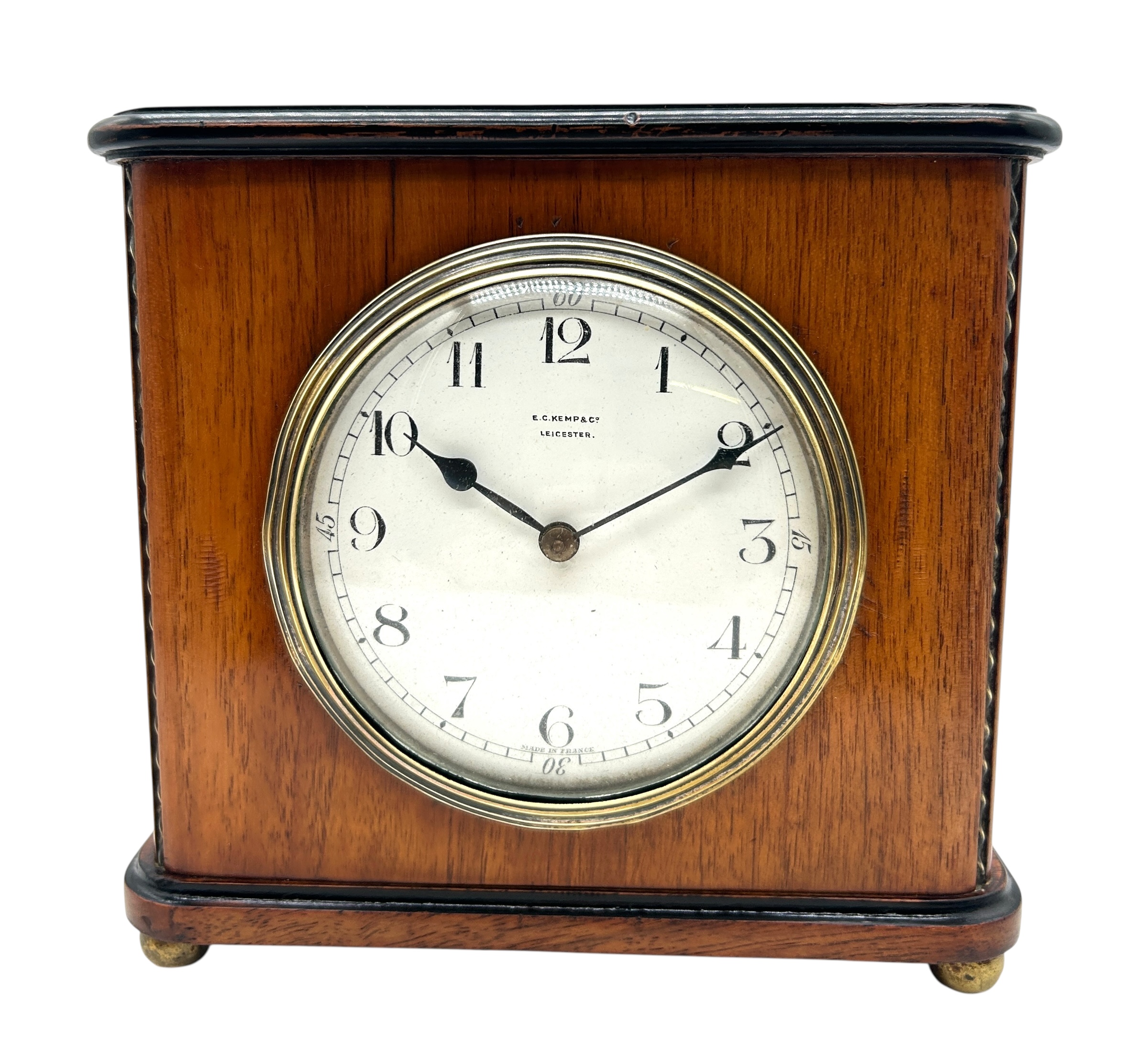 Leicester Mahogany Mantel Clock