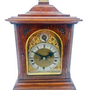 W&H Oak Bracket Clock