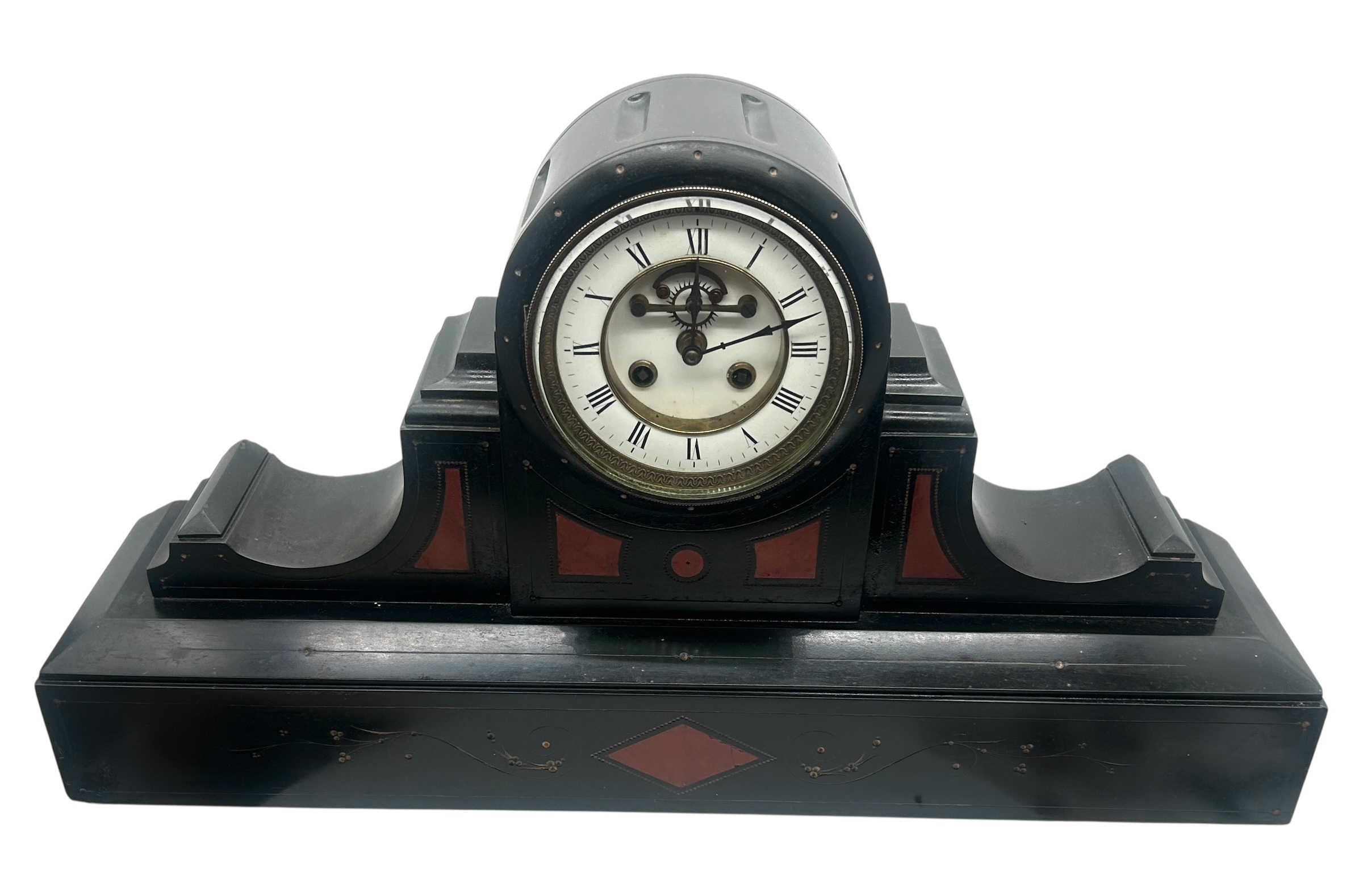 Striking Marble Mantel Clock