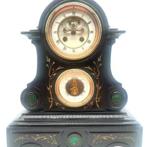 Combination 8 Day Slate Mantel Clock
