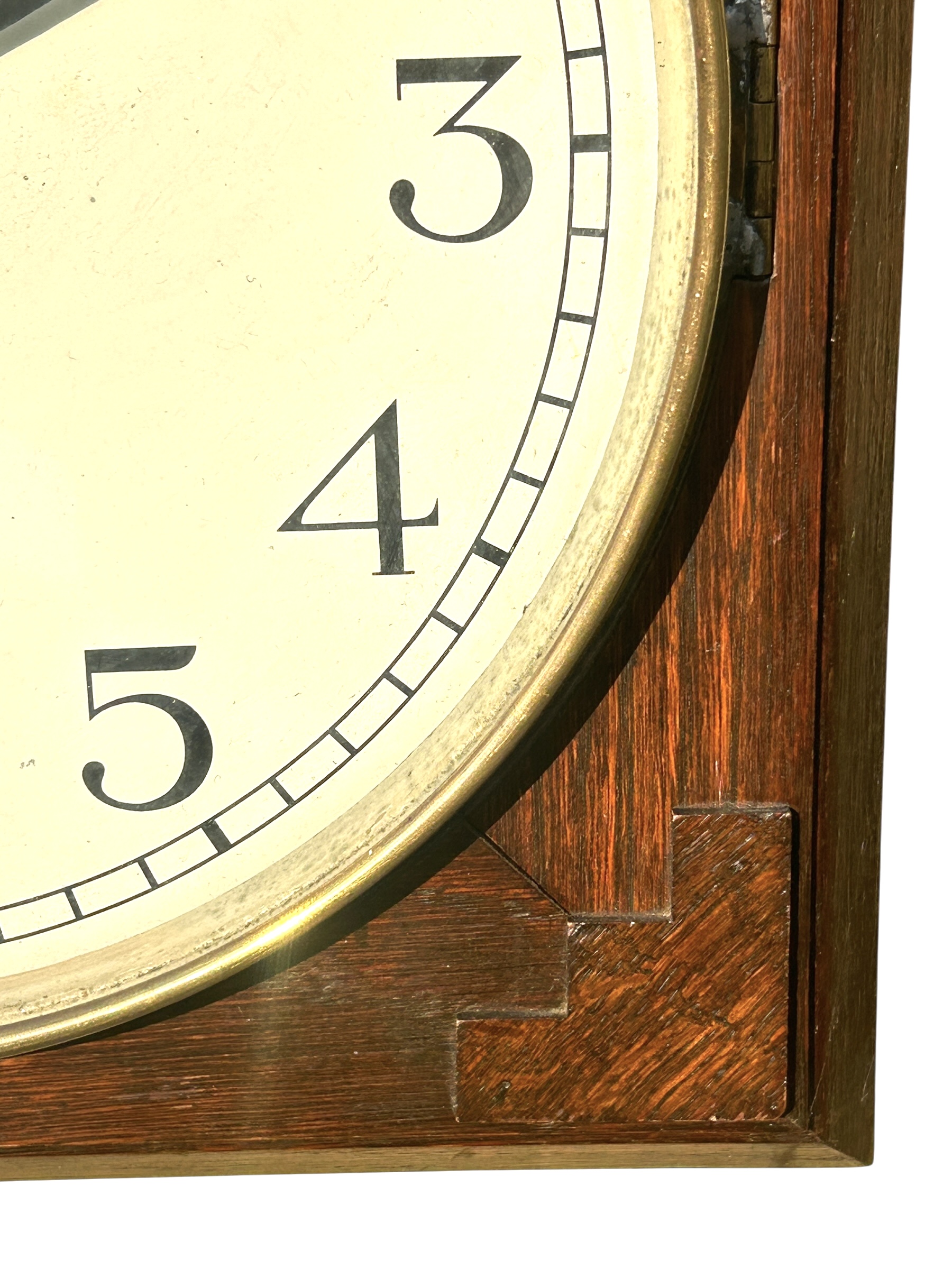 Oak Arts & Crafts 8-day Wall Clock