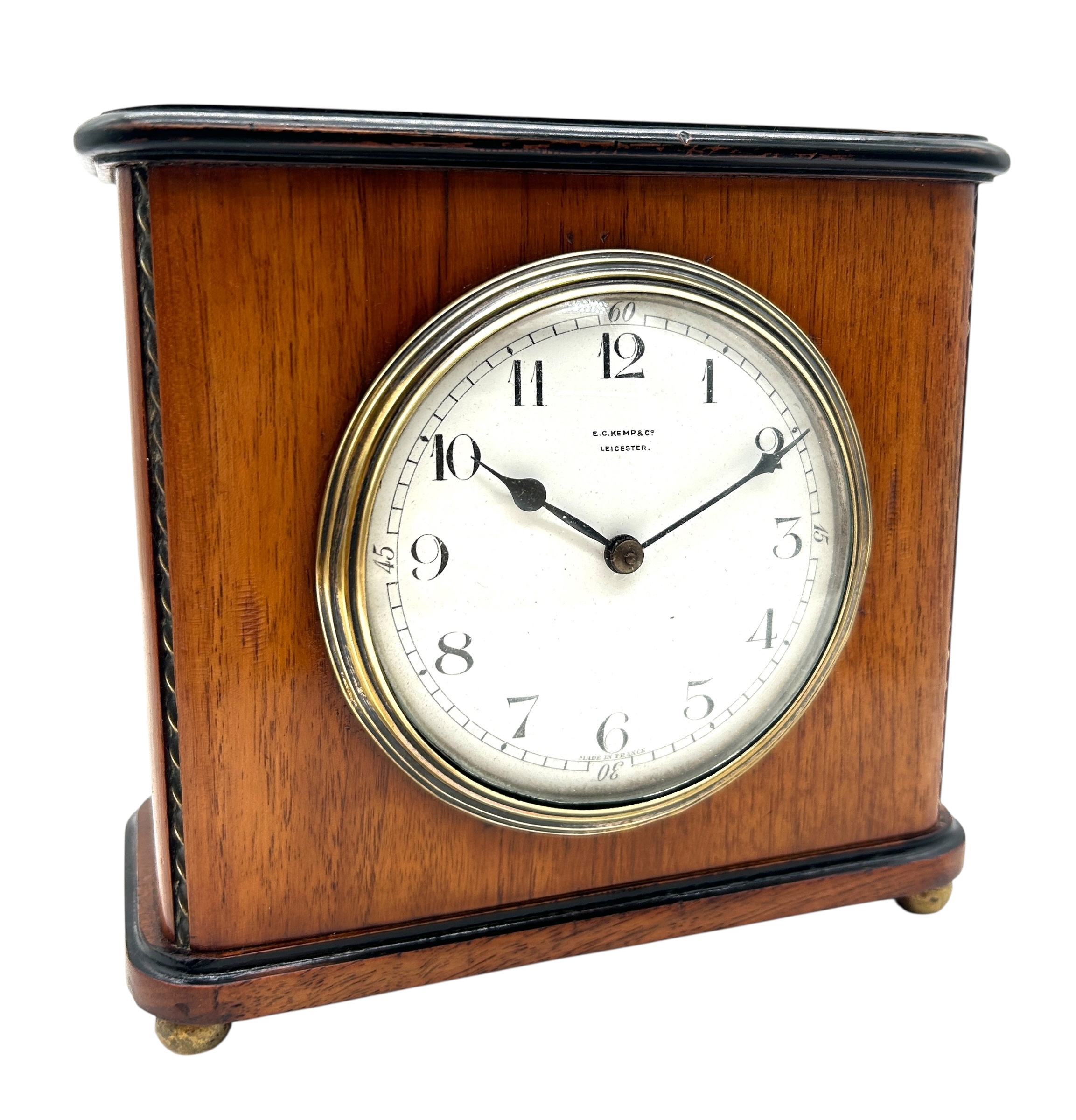 Leicester Mahogany Mantel Clock