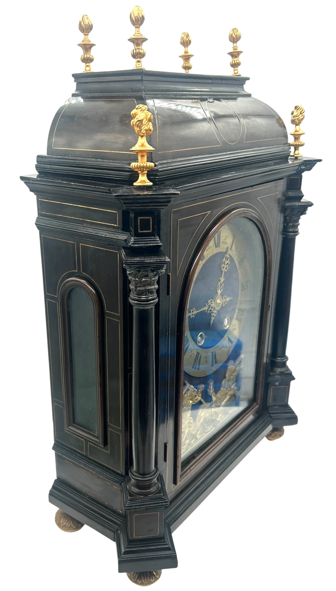 Brass Stringing Bracket Clock