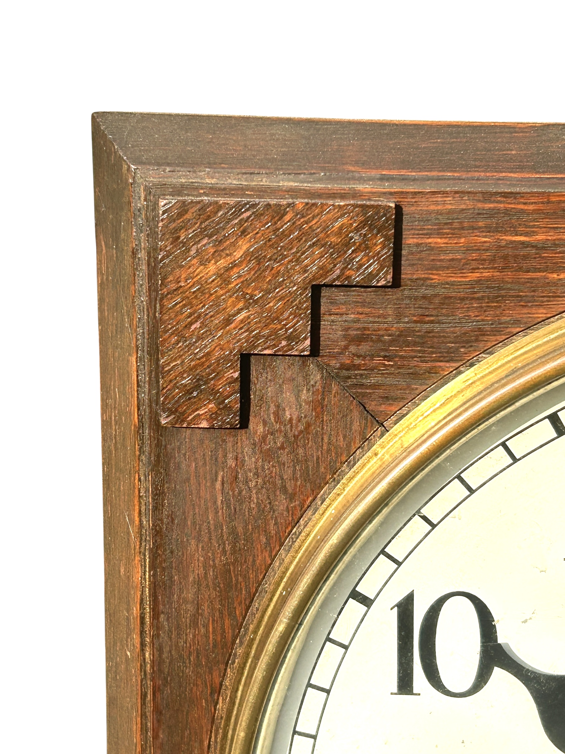 Oak Arts & Crafts 8-day Wall Clock