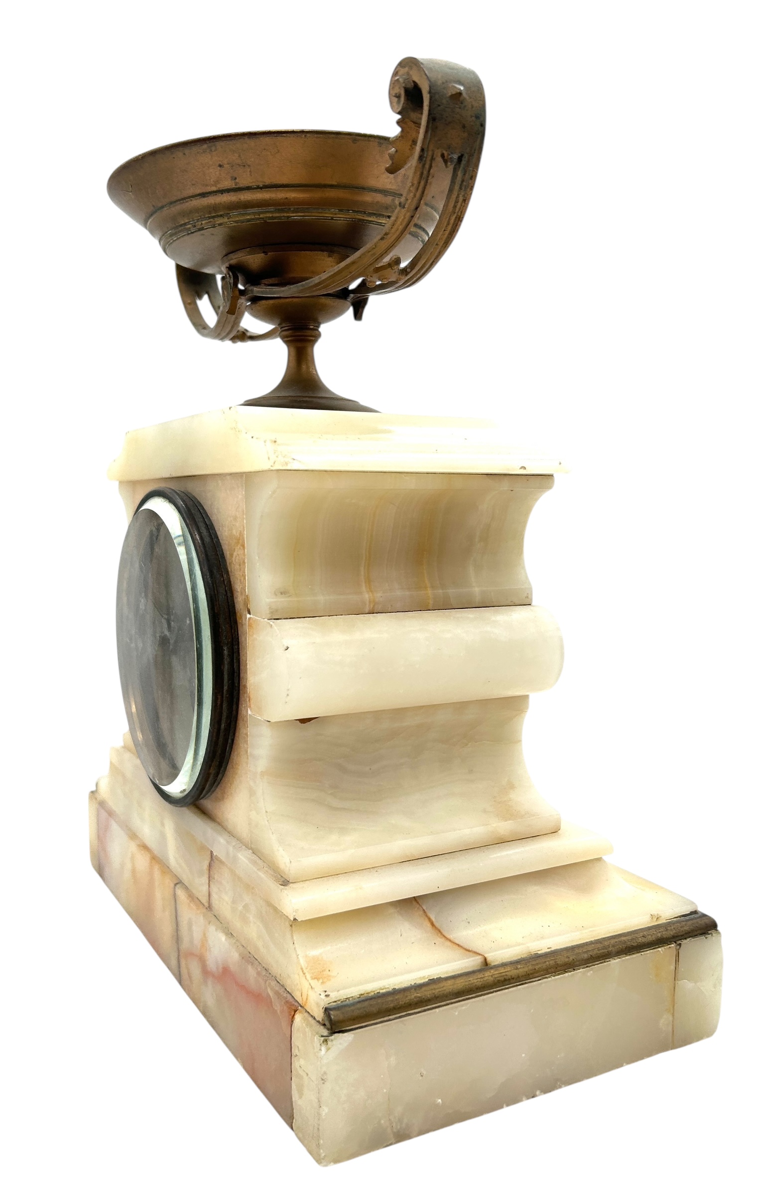 White Marble Mantel Clock