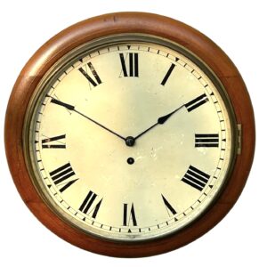 English Fusee Dial Wall Clock