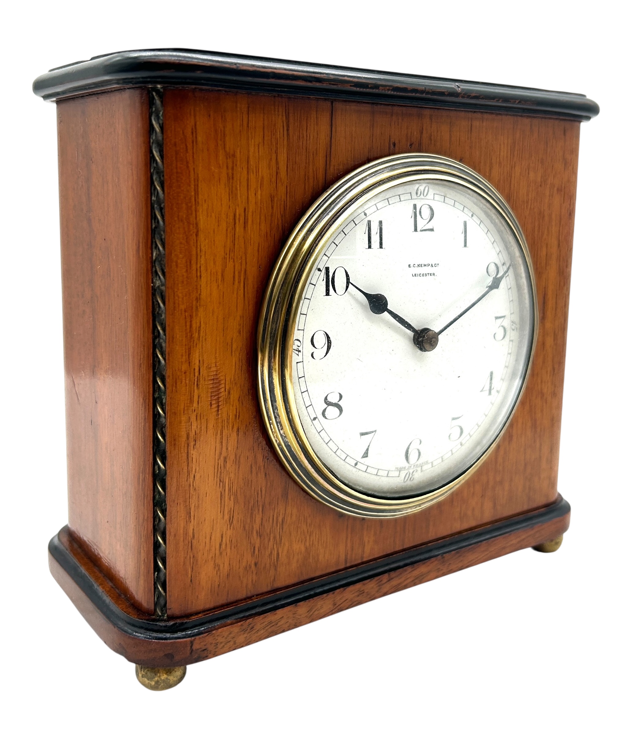 Leicester Mahogany Mantel Clock