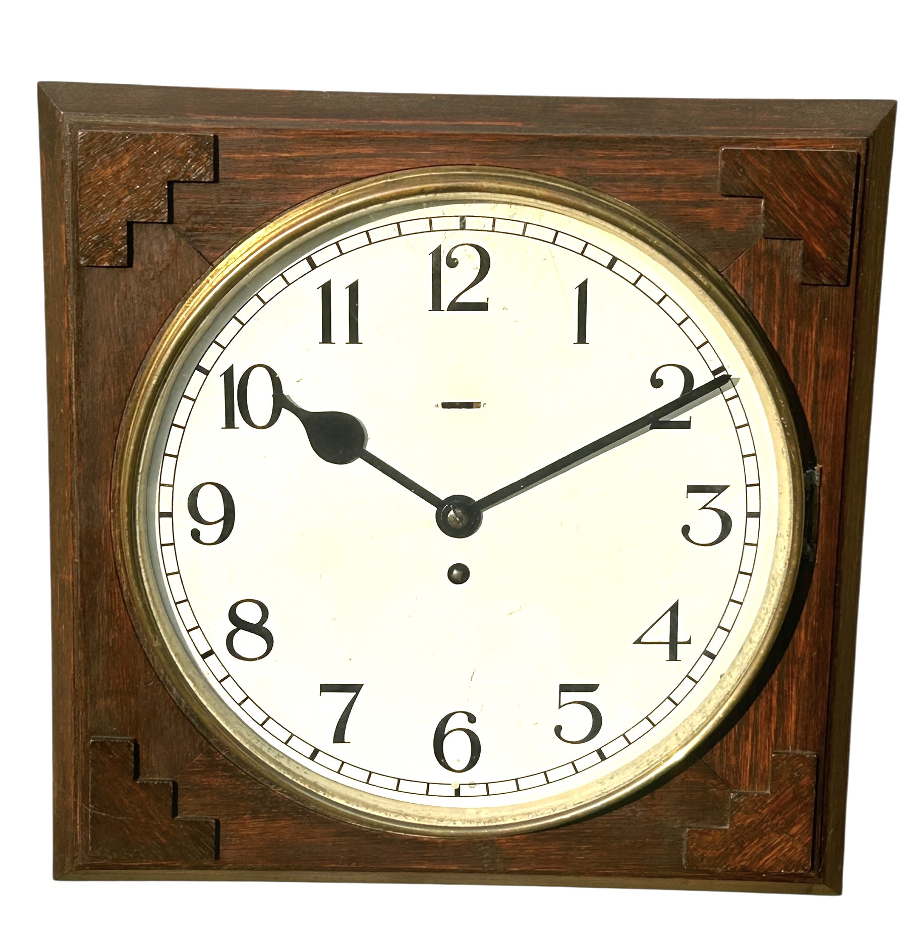 Oak Arts & Crafts 8-day Wall Clock