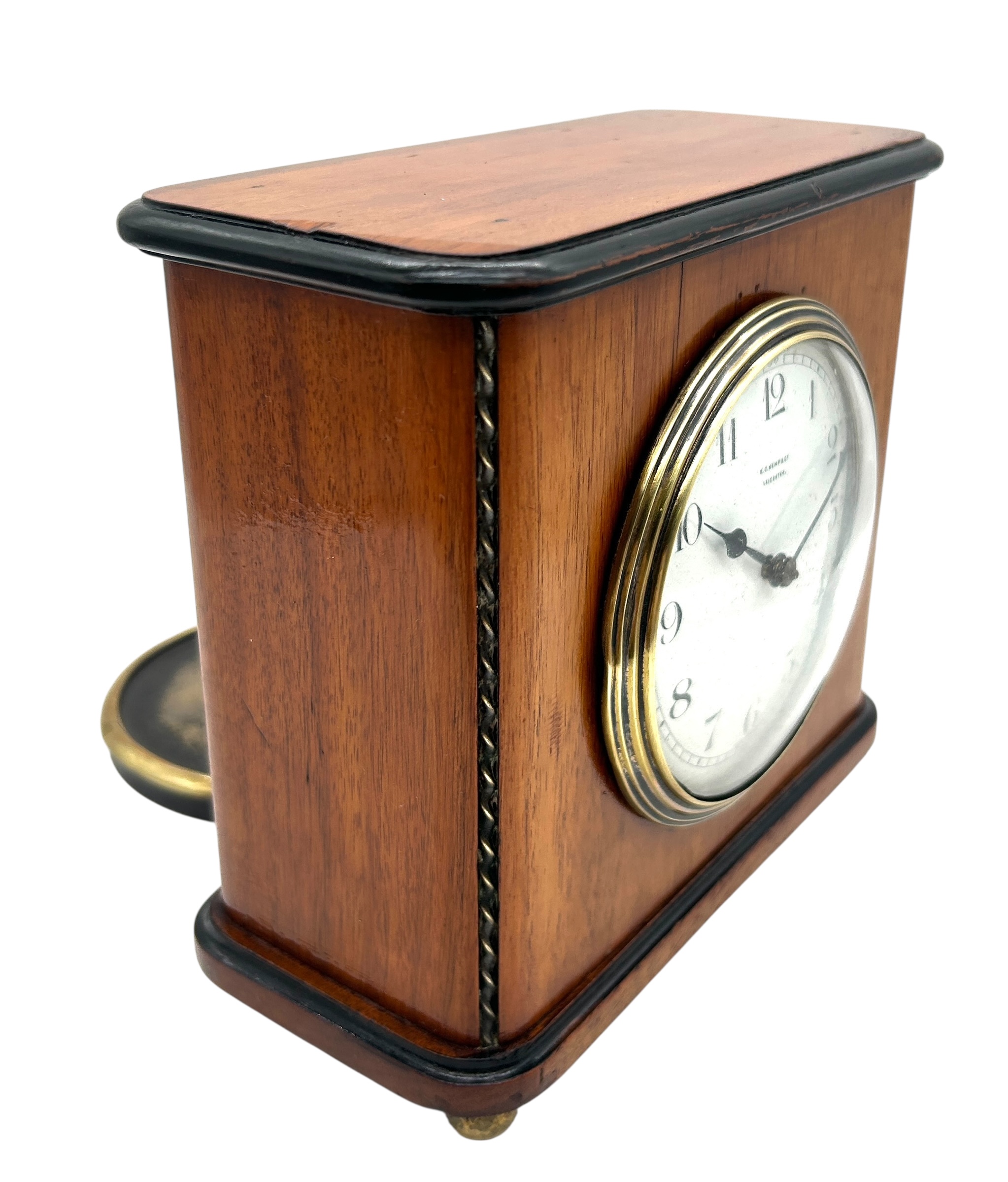 Leicester Mahogany Mantel Clock