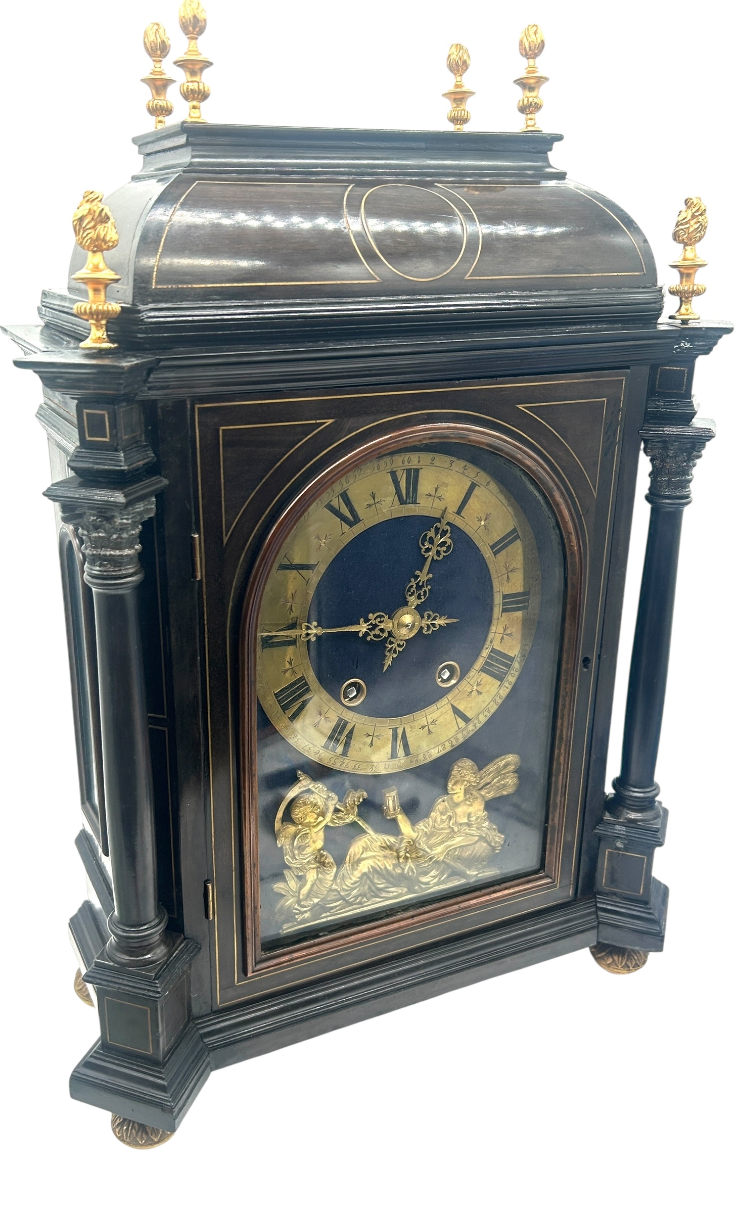 Brass Stringing Bracket Clock