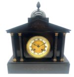HAC Victorian Slate Mantle Clock