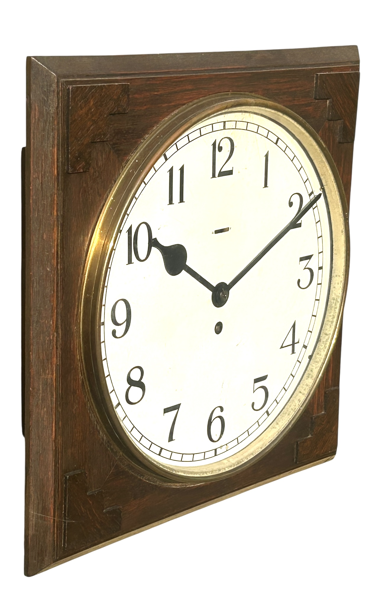 Oak Arts & Crafts 8-day Wall Clock