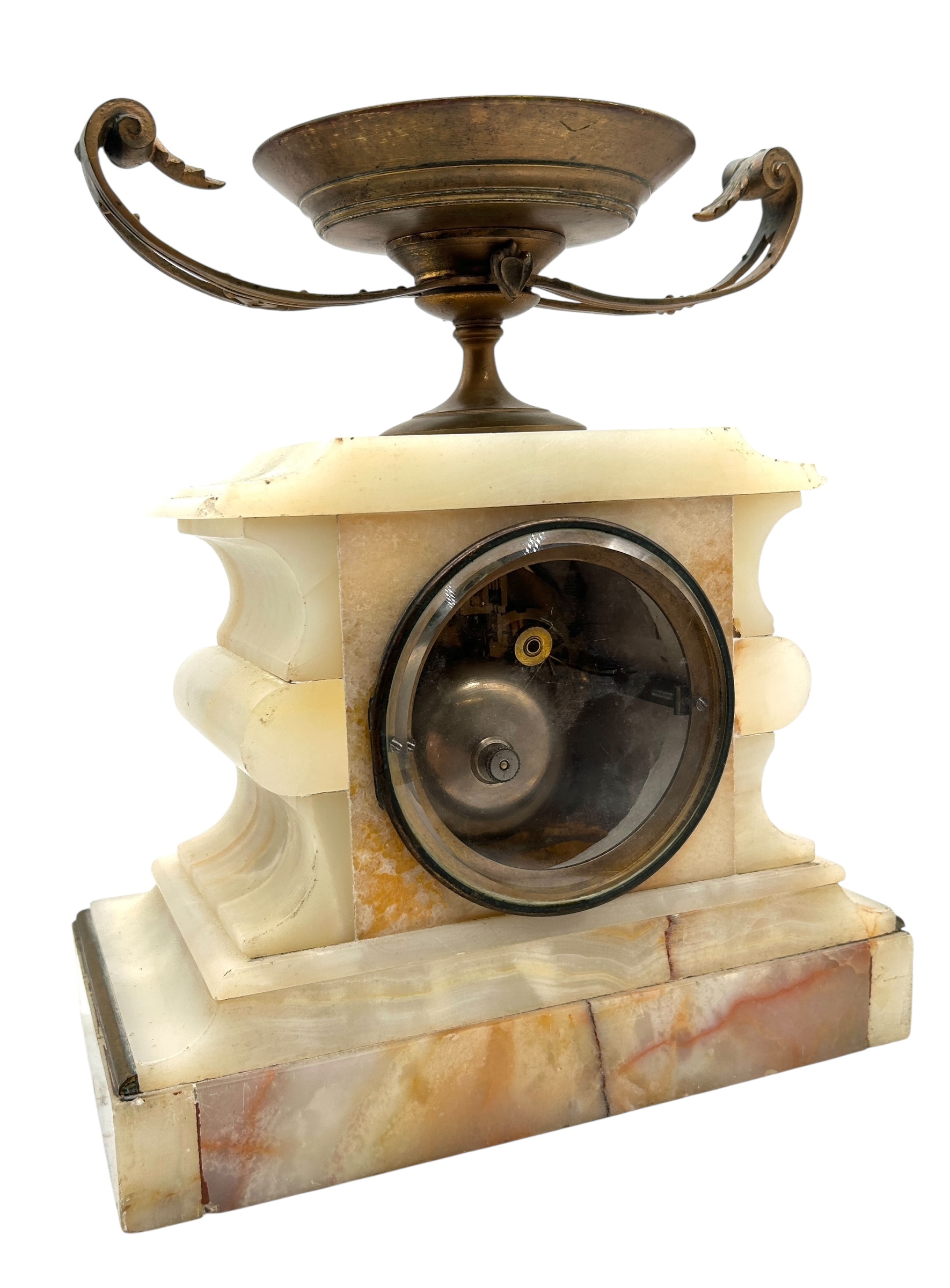 White Marble Mantel Clock