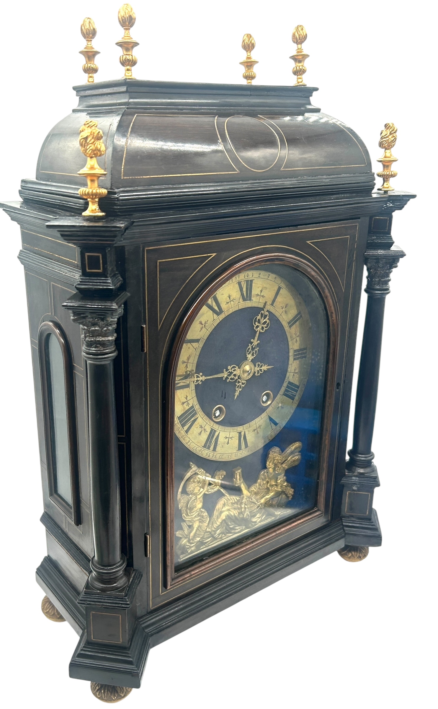 Brass Stringing Bracket Clock