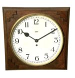 Oak Arts & Crafts 8-day Wall Clock
