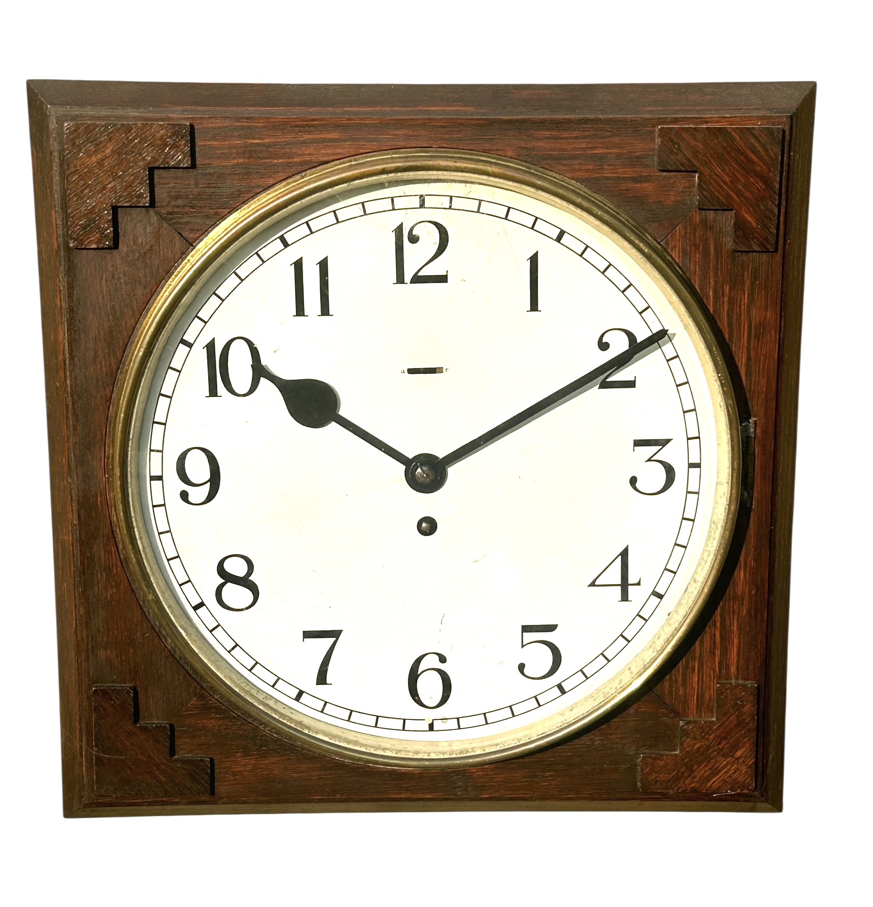 Oak Arts & Crafts 8-day Wall Clock