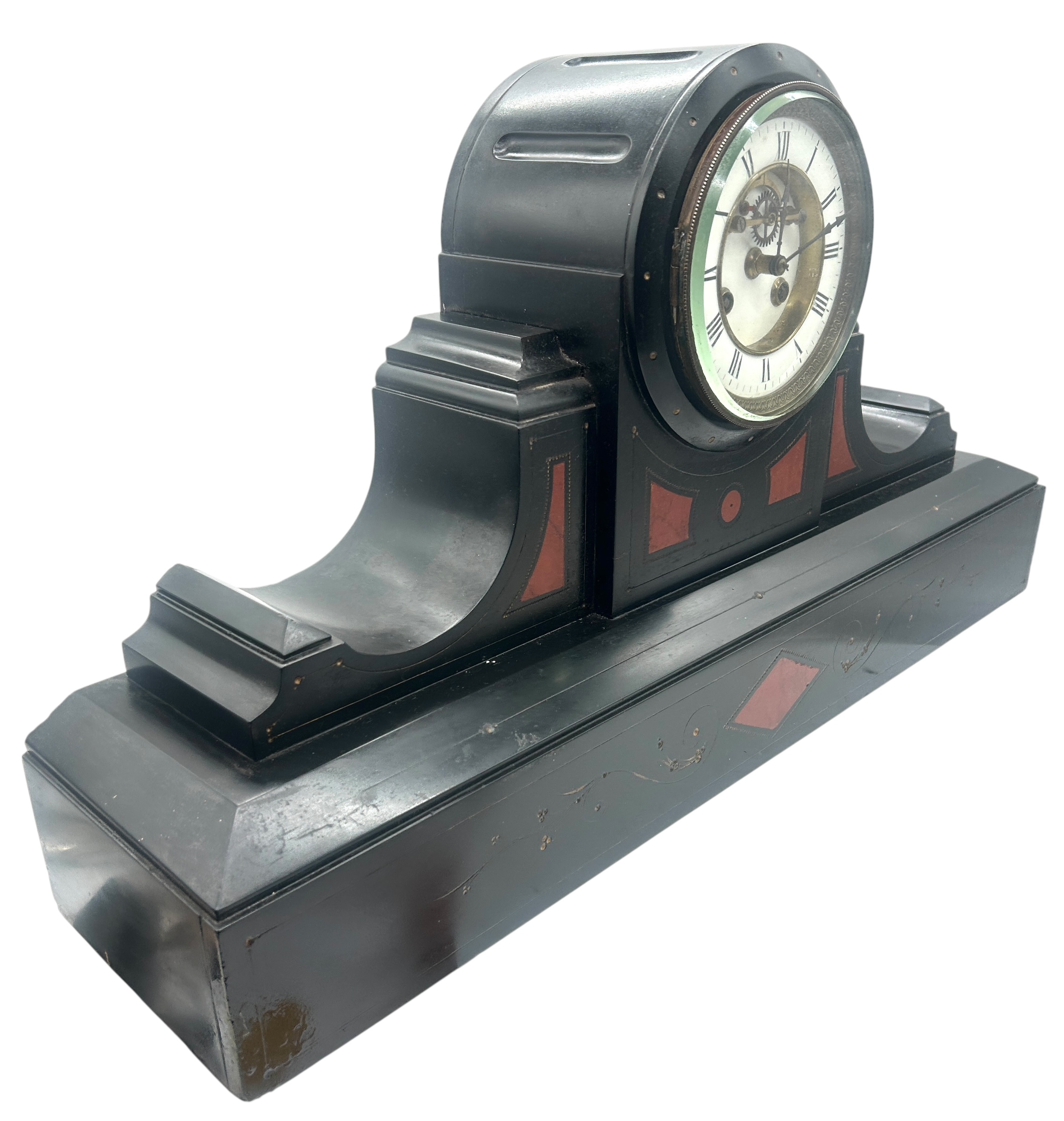 Striking Marble Mantel Clock
