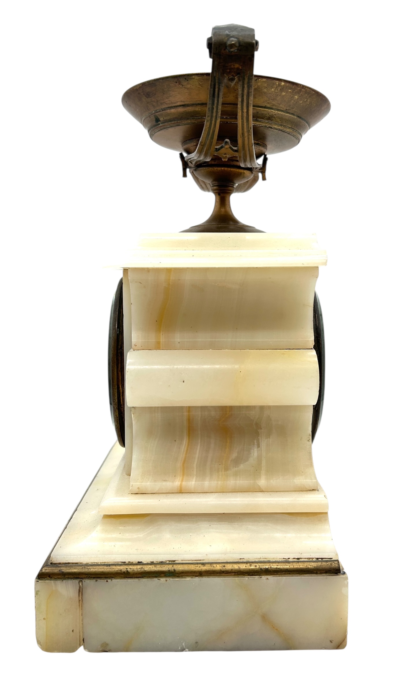 White Marble Mantel Clock