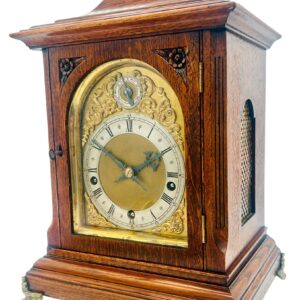 W&H Oak Bracket Clock