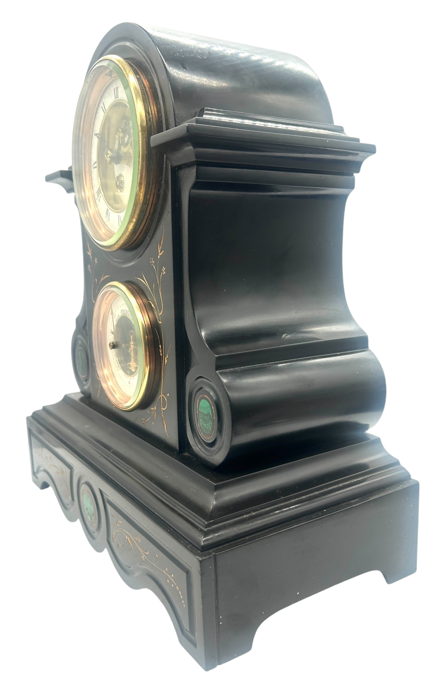 Combination 8 Day Slate Mantel Clock