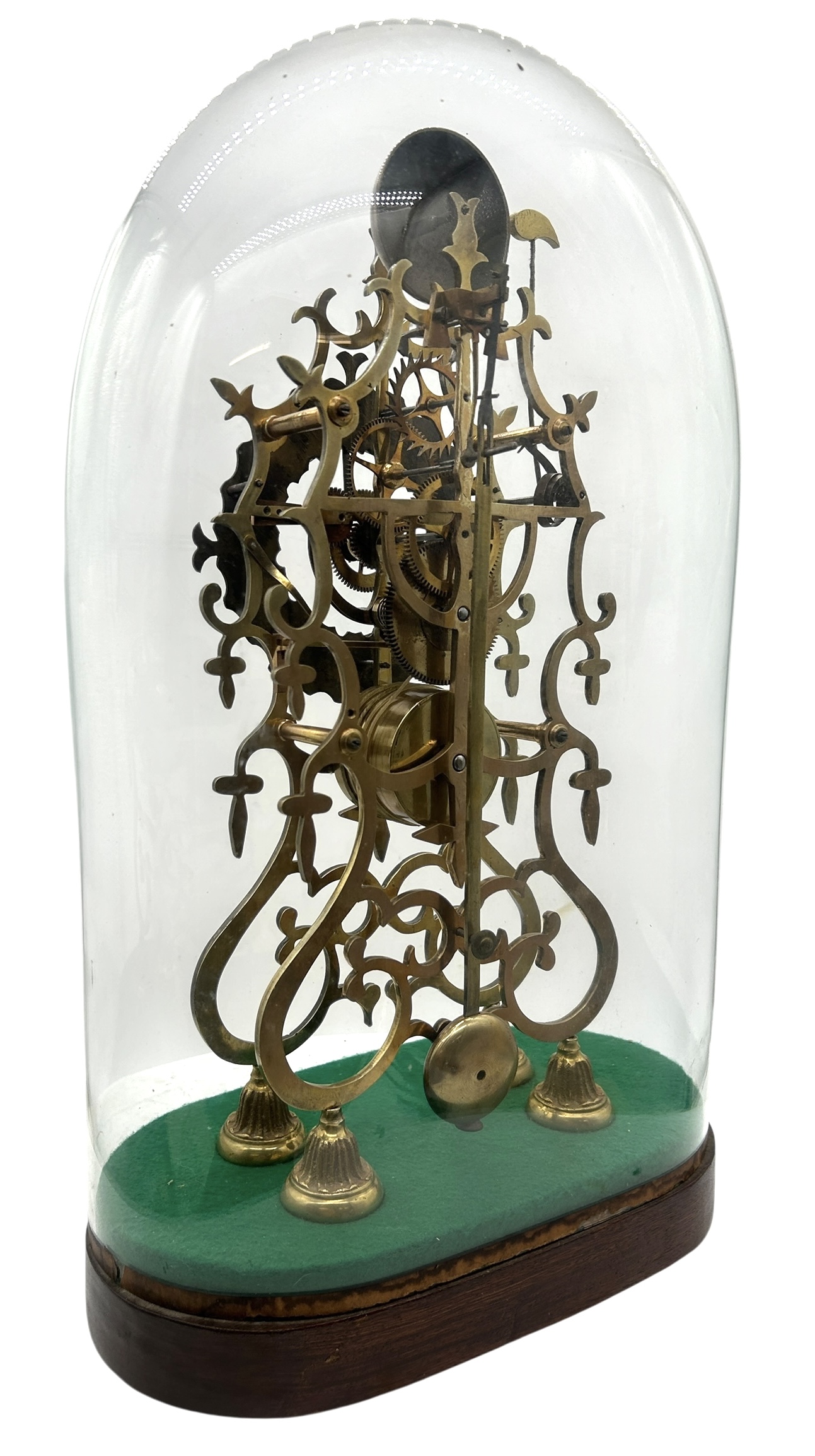 Fusee Skeleton Clock
