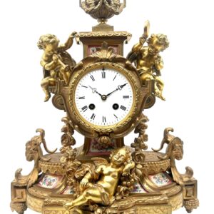 Cherub Figural Ormolu Clock