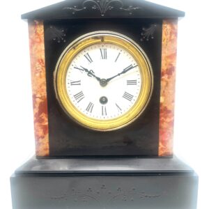 slate & marble Mantel Clock