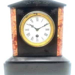 slate & marble Mantel Clock