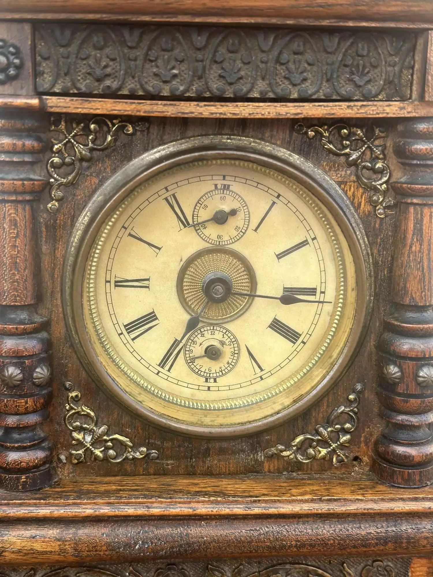 Fantastic Rare German Musical Alarm Mantel Clock - ca 1880, view 5