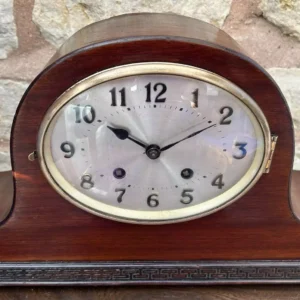 Interesting Napoleon Hat Art Deco Mantel clock, ca 1920, view 2