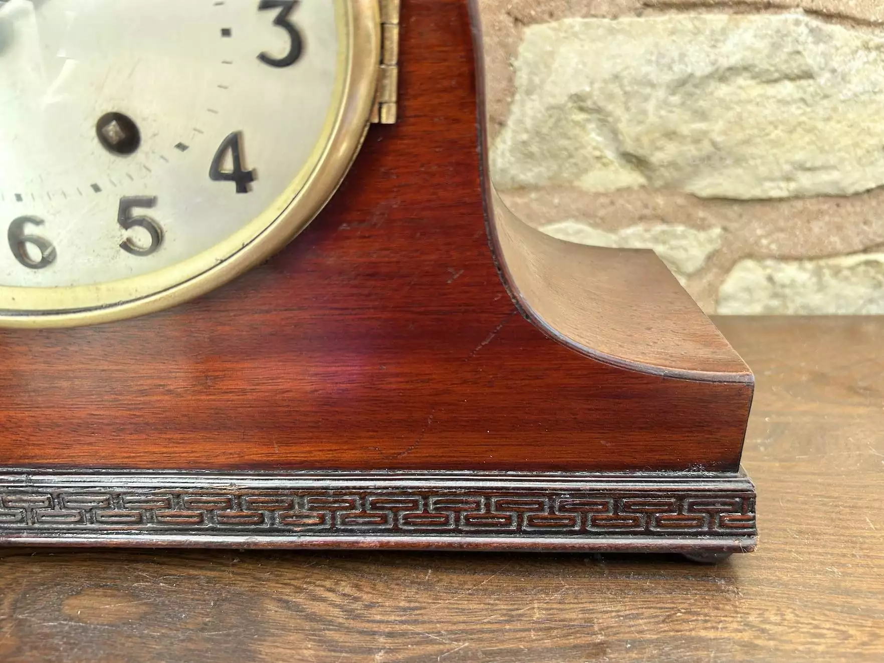 Interesting Napoleon Hat Art Deco Mantel clock, ca 1920, view 5