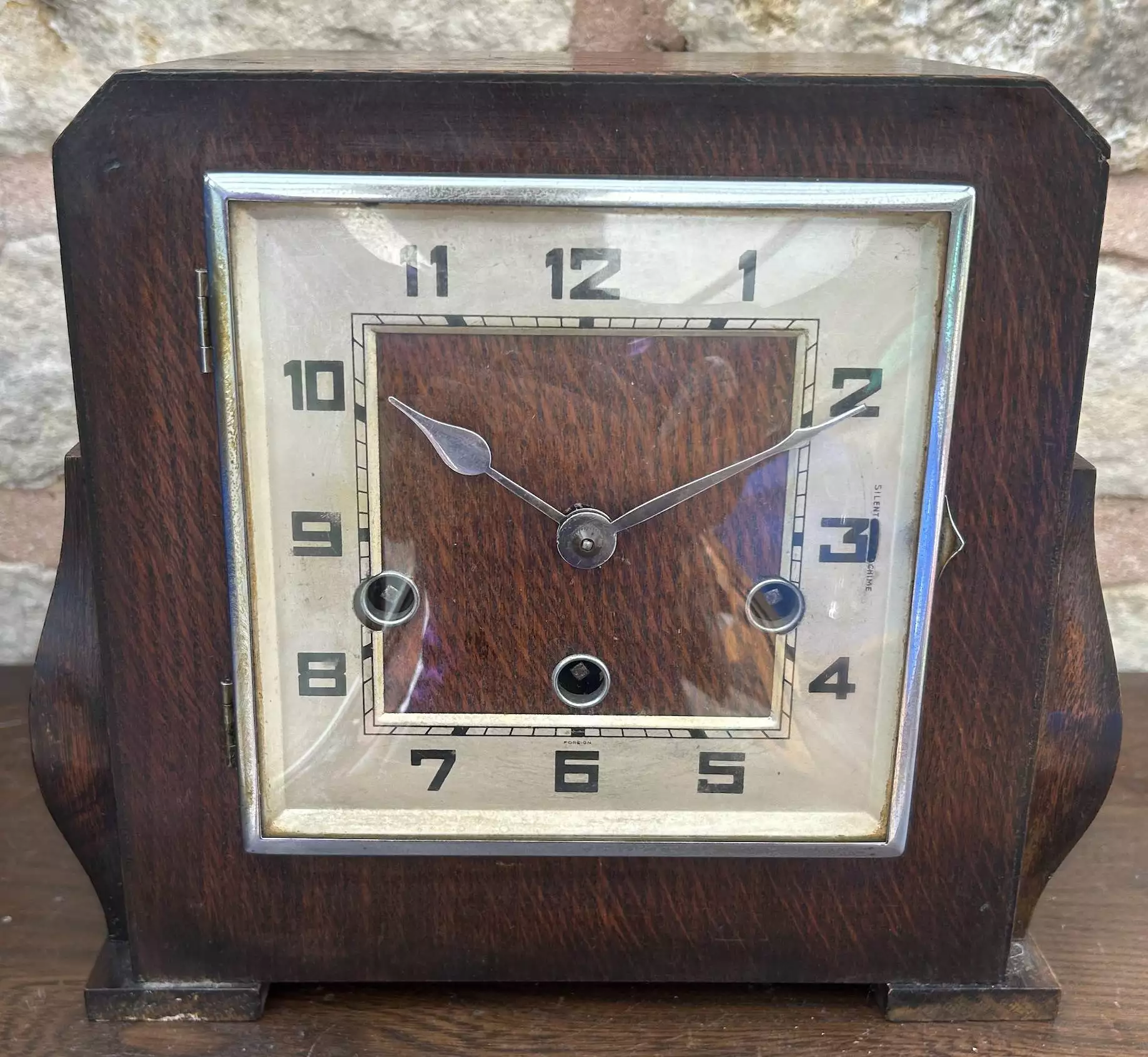 Delightful Musical Art Deco Mantel clock, ca 1920
