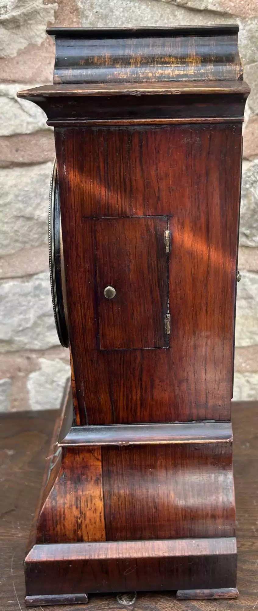 Stunning Rosewood inlaid Bracket Clock, ca 1870, view 10