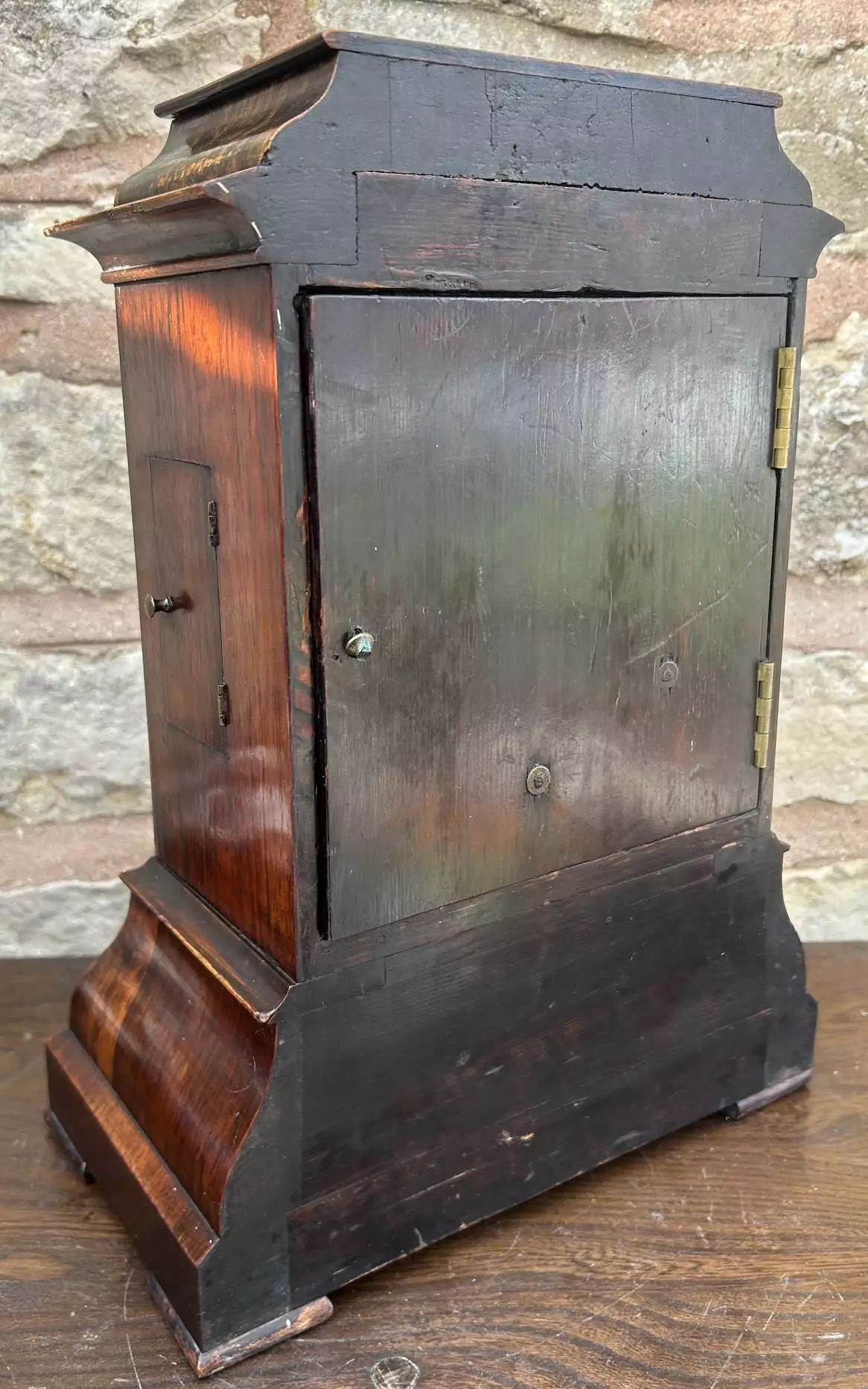 Stunning Rosewood inlaid Bracket Clock, ca 1870, view 11