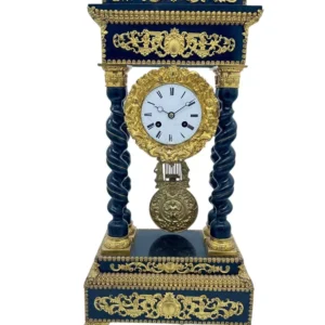 Exquisite Victorian French Portico Mantel Clock, ca1860